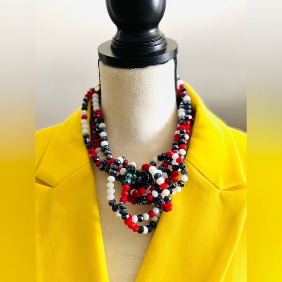 Sassy Jones Jewelry - Sassy Jones Malia Glass Sparkler – Symphony Necklace